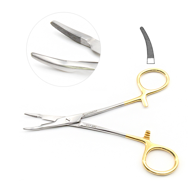thumbnail image 2 of Set Of 4 TC Olsen Hegar Needle Holders With Scissors - 6.5" Serrated, Surgical Grade 2 of 6
