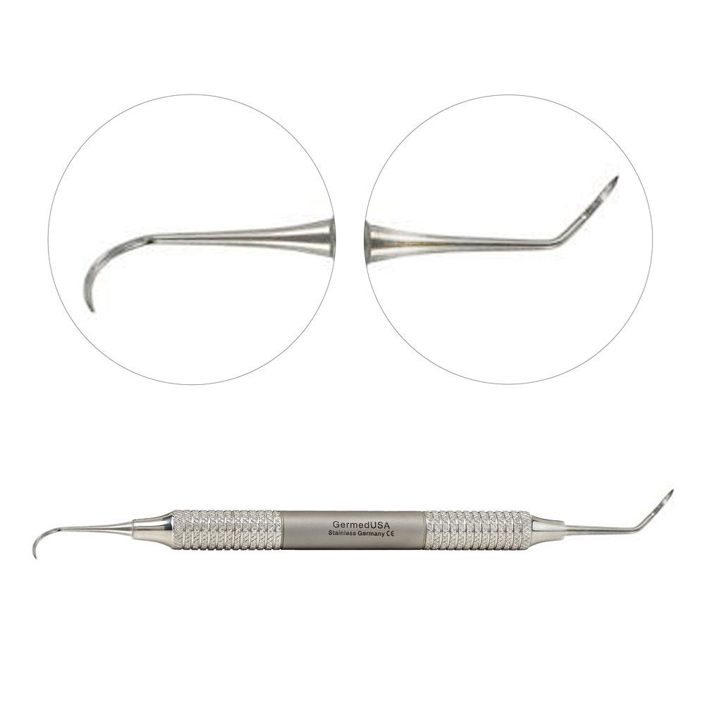 Sickle Scaler Posterior Super Thin Curved, NV2 GerDentUSA