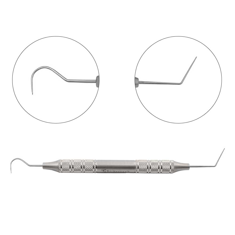 10-Pack AA Pro Dental Diagnostic Kit – Double-Ended Endo Explorer & Probe DG16